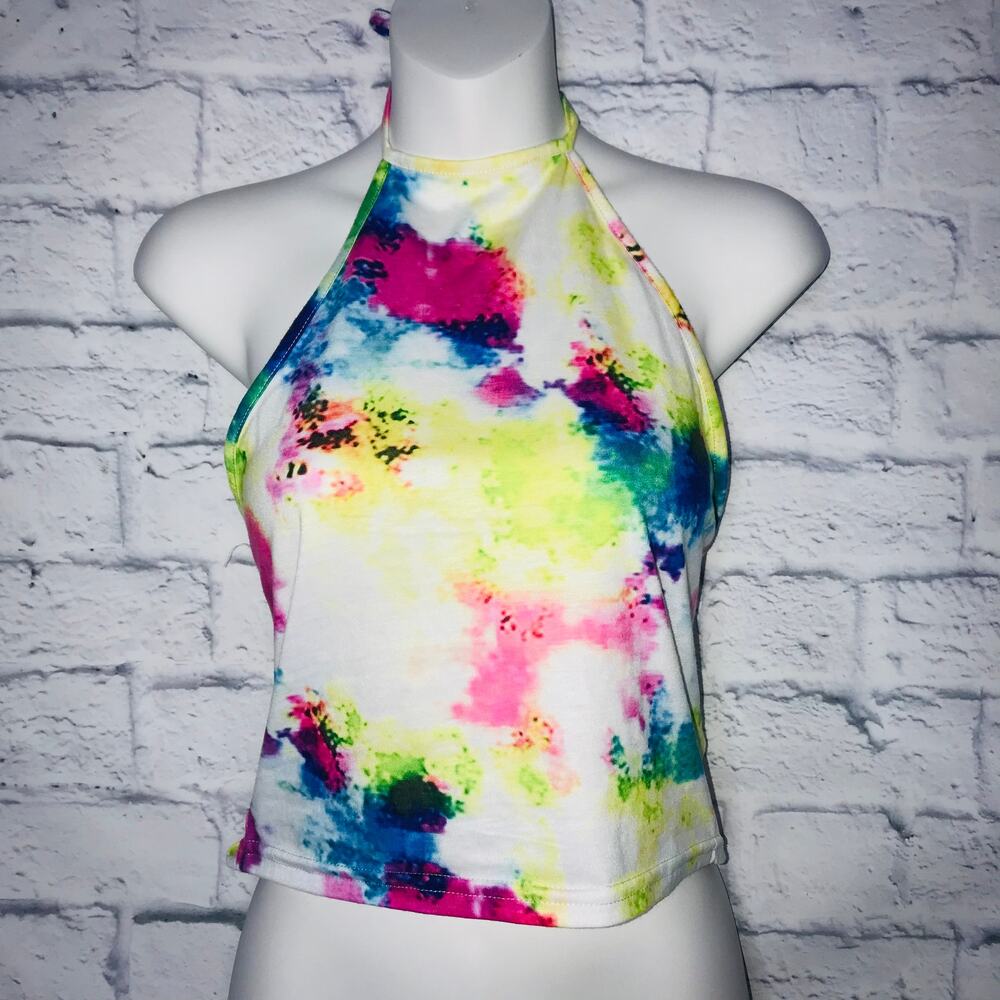 Colorful Halter Top
